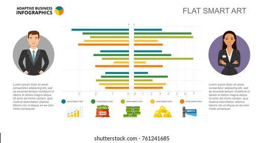Comparison Bar Chart Slide Template