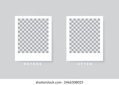 comparison before and after photo frame white  background, collage,collage templates,birthday collage,collage art