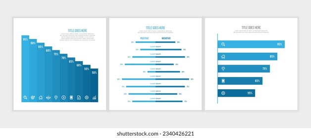 Comparison Chart and Progress Bars Infographic Design Template