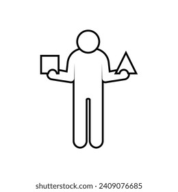 Comparison Icon. Contrast, Different  Symbol. 
