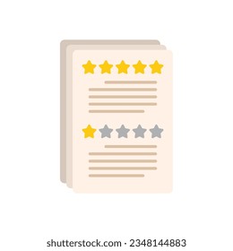 Comparison icon flat vector. Scale balance. Compare business isolated