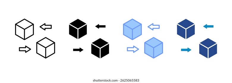 Comparison Icon Set Multiple Style Collection