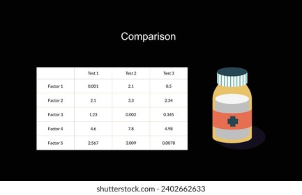 Comparison Infographic Design Template, Comparison between companies and products and services, Business presentation concept with 2 options, To do list or planning icon, vector illustration.