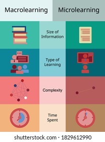 Comparison of macrolearning and microlearning vector