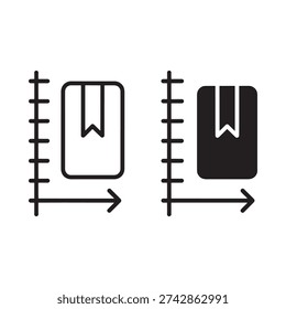 Comparison of two books outline and filled with directional arrows