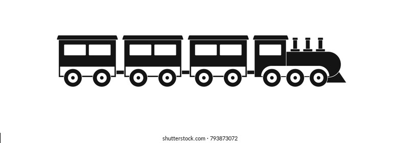 compartment train icon. Simple illustration of compartment train vector icon for web.