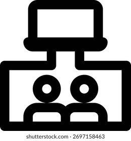 Compartmentalization, Restricting, Access Outline Icon
