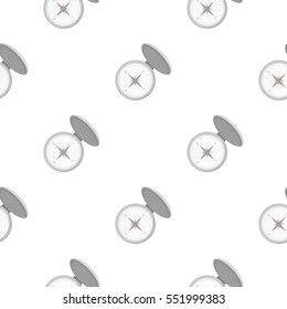 Compas icon in cartoon style isolated on white background. Hunting pattern stock vector illustration.
