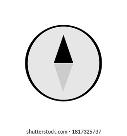 Ilustración de diseño de vectores de iconos compás