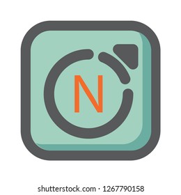 Compas Icon Vector.User Interface icon For Mobile Applications. For Multi Purpose