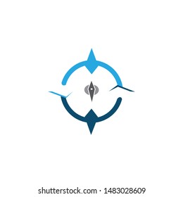  compas logo and symbol vector