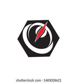  compas logo and symbol vector