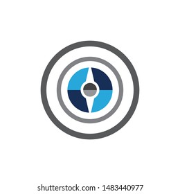  compas logo and symbol vector
