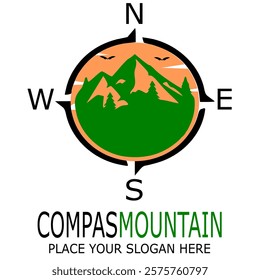 COMPAS MOUNTAIN PLACE YOUR SLOGAN HERE