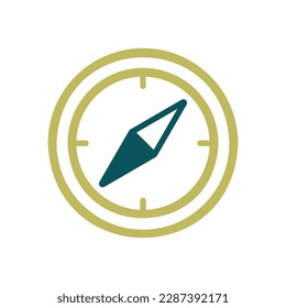 Compas vector isolated icon. Navigation sign. Graph symbol for travel and tourism web site and apps design, logo, app, UI