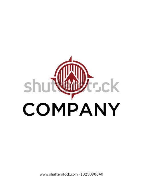 Compas Vector Logo Stock Vector (royalty Free) 1323098840 