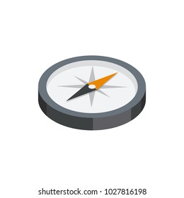 Compass 3D isometric icon