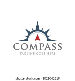 compass adventure logo icon vector template