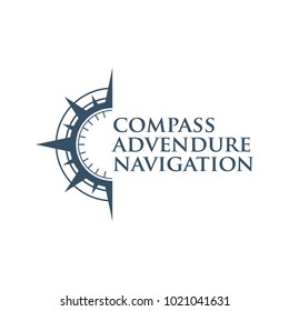 compass adventure logo icon vector template