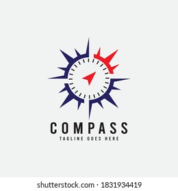 compass adventure logo icon vector template.