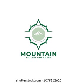 compass adventure logo icon vector template.