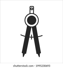 Symbol für Kompass-Architekturen, Vektorelemente für Infografik-Web