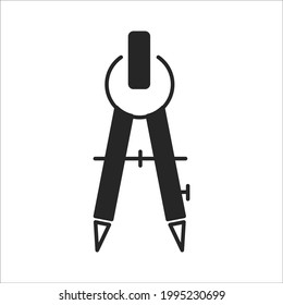compass architect icons symbol vector elements for infographic web