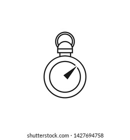 Compass Arrow Icon Logo Vector