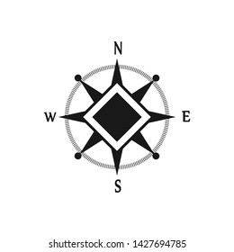 Compass Arrow Icon Logo Vector