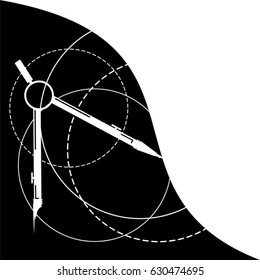 compass art illustration