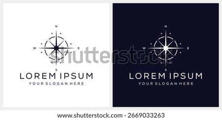 compass art logo design inspiration