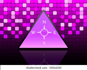 compass button