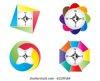 Compass button