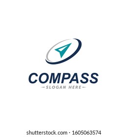 compass, camp, location, adventure logo design vector