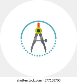 Compass in Circle Icon