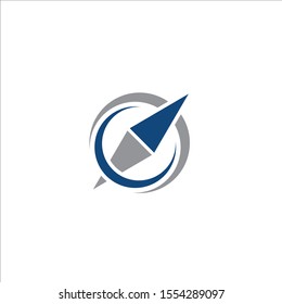 COMPASS CIRCLE LOGO CONCEPT ICON