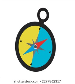 Compass  for climbing icon vector illustration