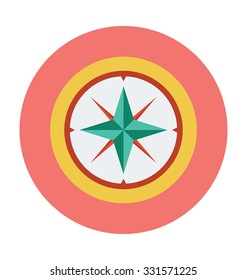 
Compass Colored Vector Illustration
