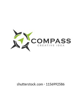 Compass Concept Logo Design Template