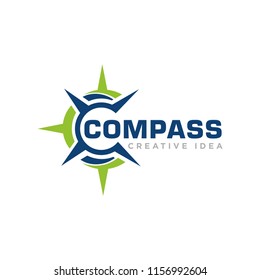 Compass Concept Logo Design Template