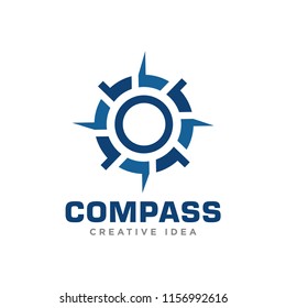 Compass Concept Logo Design Template