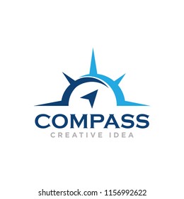 Compass Concept Logo Design Template