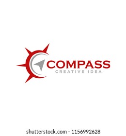 Compass Concept Logo Design Template