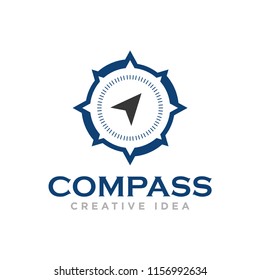 Compass Concept Logo Design Template