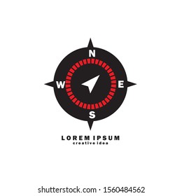 Compass Concept Logo Design Template
