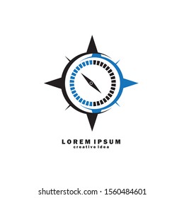 Compass Concept Logo Design Template
