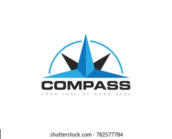 compass concept logo, icon, symbol, ilustration design template