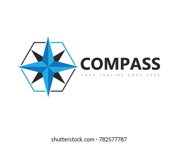 compass concept logo, icon, symbol, ilustration design template