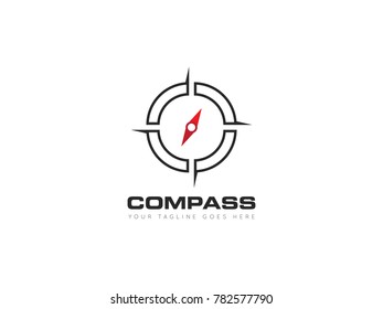 compass concept logo, icon, symbol, ilustration design template