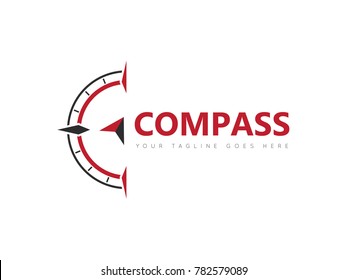 compass concept logo, icon, symbol, ilustration design template